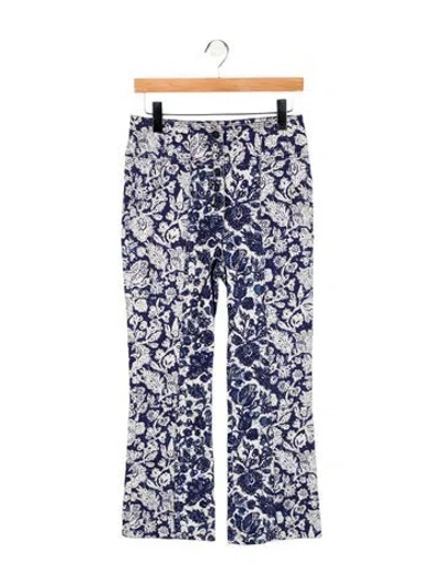 Pre-owned Ulla Johnson High-rise Wide Leg Jeans In Blue