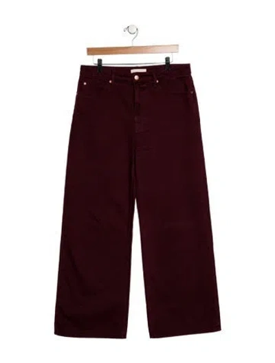 Pre-owned Ulla Johnson High-rise Wide Leg Jeans In Brown