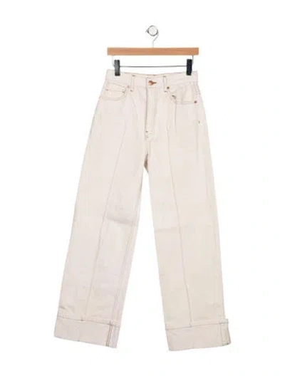 Pre-owned Ulla Johnson High-rise Wide Leg Jeans In Multi