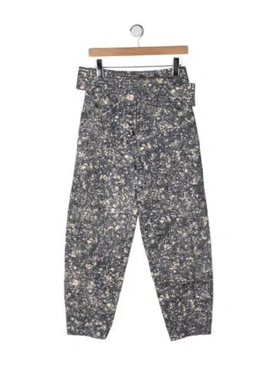 Pre-owned Ulla Johnson High-rise Wide Leg Jeans In Multicolor