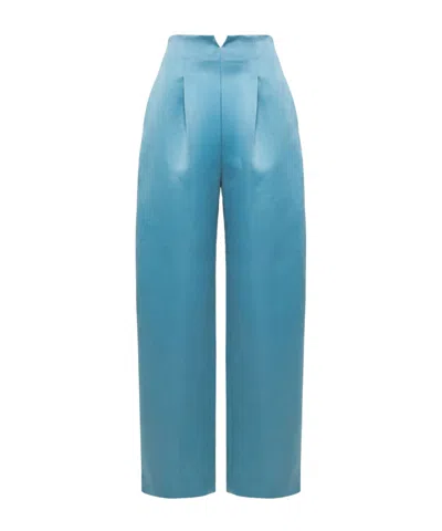 Ulla Johnson High-waisted Casual Trousers In Blue