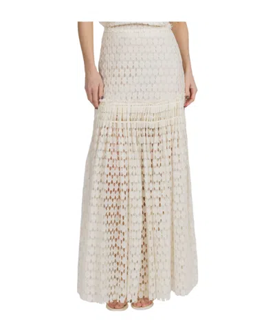 Ulla Johnson Hollow-out Dress In Neutral