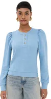 Ulla Johnson Hudson Top Bluebelle In Bluebelle