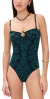 Ulla Johnson Hydra Maillot One Piece Eclipse Flora In Multi