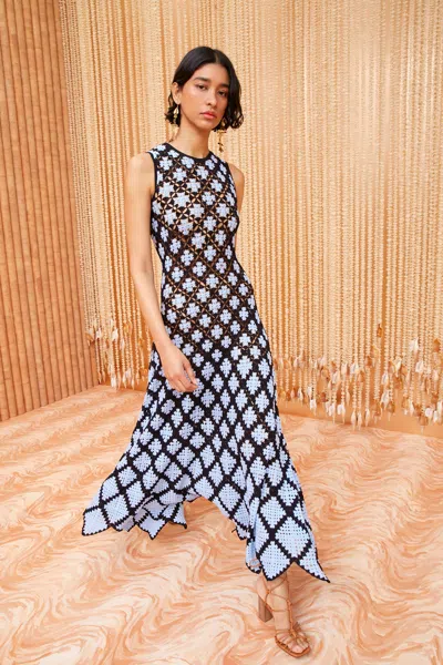 Ulla Johnson Ianna Knit Maxi Dress In Deep Sea | ModeSens