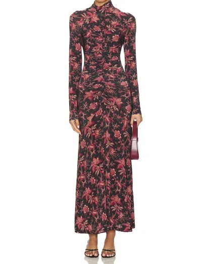 Ulla Johnson Ida Dress In Midnight Lily In Black