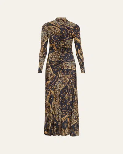 Ulla Johnson Ida Jersey Midi Dress In Twilight P