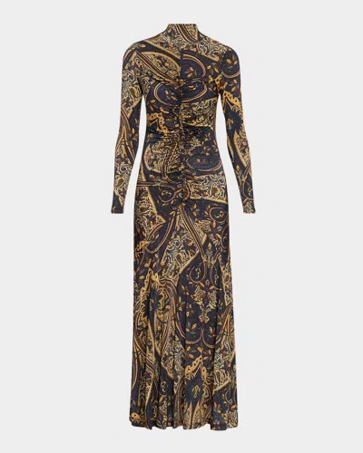 Ulla Johnson Ida Jersey Midi Dress In Multi