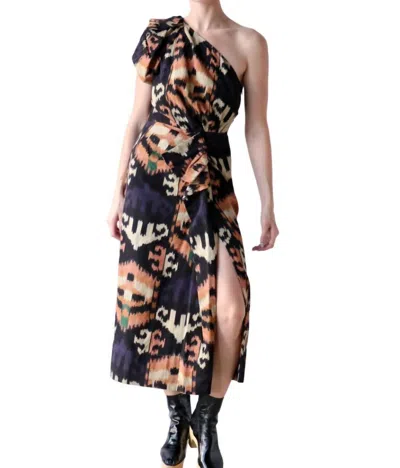 Ulla Johnson Idra Dress In Black Iris In Blue