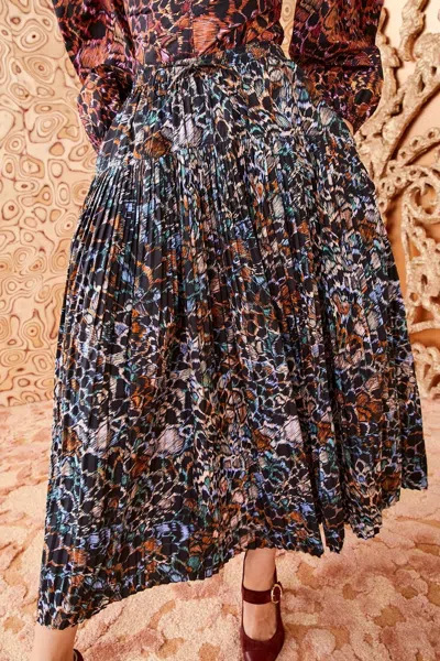 Ulla Johnson Ileida Skirt In Starling In Black