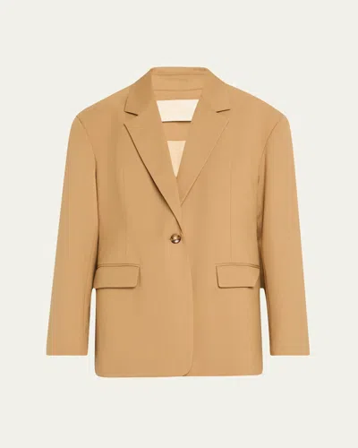 Ulla Johnson Illana Oversized Jacket In Neutral