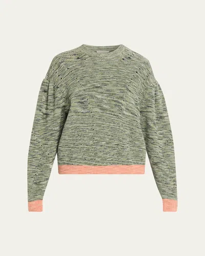 Ulla Johnson Illesa Marled Crewneck Sweater In Multi