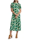 Ulla Johnson Ines Midi Dress In Acacia In Green