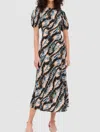Ulla Johnson Ines Puff-sleeve Midi Dress In Multi