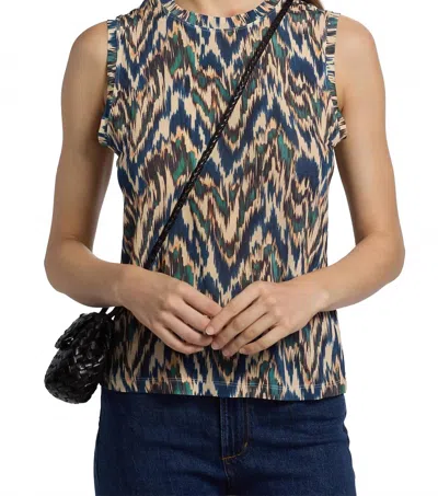 Ulla Johnson Ines Sleeveless Top In Riverslate In Multi