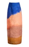 Ulla Johnson Inez Printed Midi Skirt In Multi