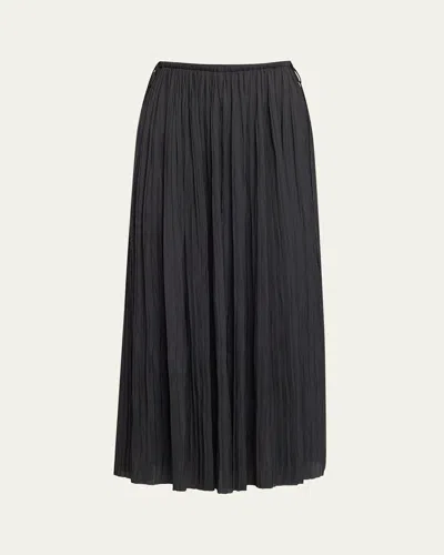 ULLA JOHNSON INEZE PLEATED MIDI SKIRT