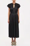 Ulla Johnson Ineze Pleated Midi Skirt