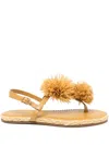 Ulla Johnson Ingrid Sandals In Neutral
