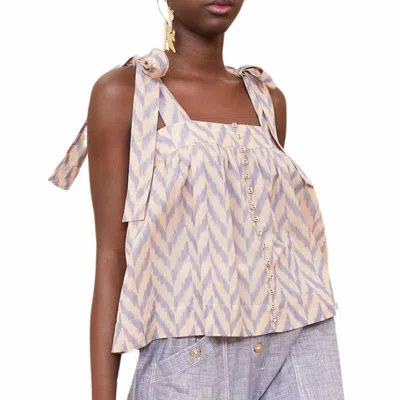 Ulla Johnson Iris Tank Top In Birch In Beige
