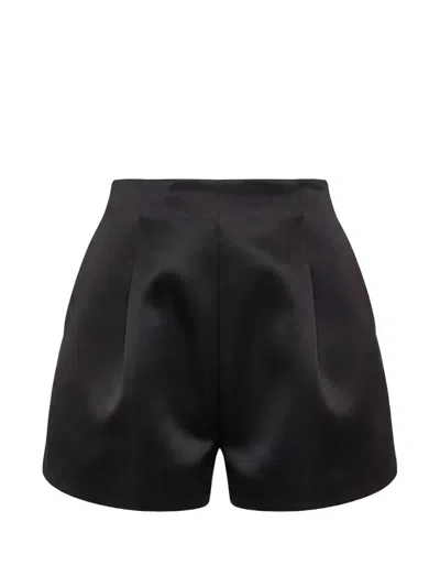 Ulla Johnson Isa Pleated Shorts In Black