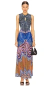 Ulla Johnson Natalie Maxi Dress In 星蓝色