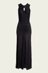 Ulla Johnson Isabel Sleeveless Keyhole Maxi Dress