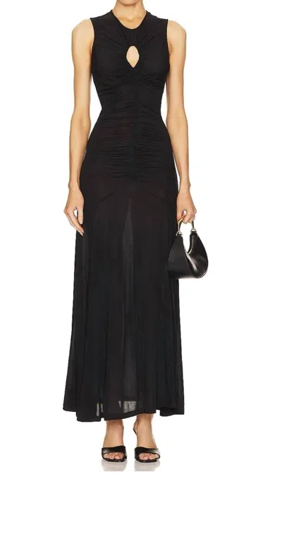 Ulla Johnson Isabel Sleeveless Maxi Dress In Noir In Black