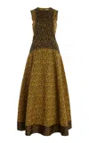Ulla Johnson Isadora Drop Waist Dress In Animal