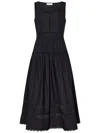 Ulla Johnson Isadora Tiered Lace-trimmed Cotton-poplin Midi Dress