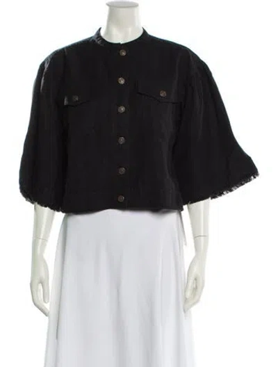 Pre-owned Ulla Johnson Jacket In Black