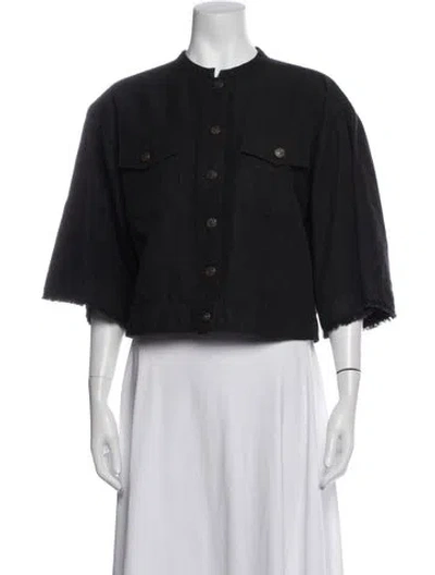Pre-owned Ulla Johnson Jacket In Black