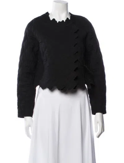 Pre-owned Ulla Johnson Jacket In Black
