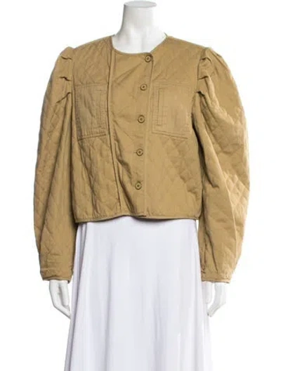 Pre-owned Ulla Johnson Jacket In Brown