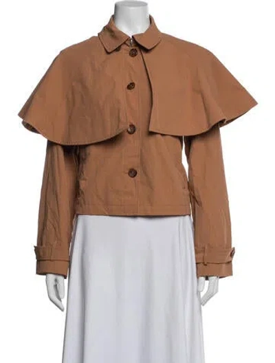 Pre-owned Ulla Johnson Jacket In Brown