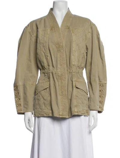 Pre-owned Ulla Johnson Jacket In Neutral