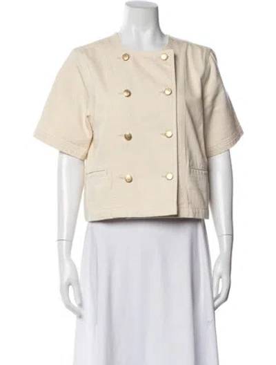 Pre-owned Ulla Johnson Jacket In Neutral