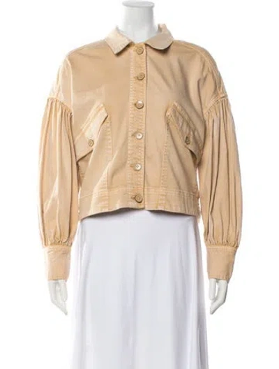 Pre-owned Ulla Johnson Jacket In Neutrals