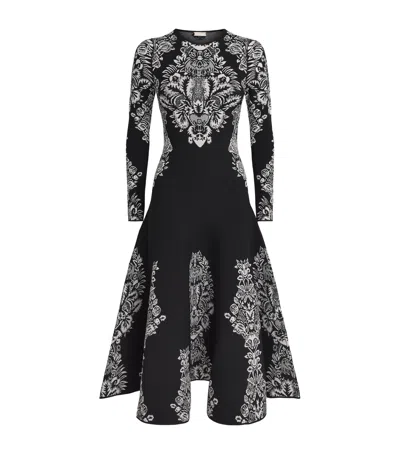 Ulla Johnson Jacquard Callista Midi Dress In Black