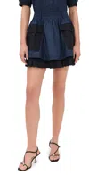 Ulla Johnson Jaqueline Skirt Twilight Colorblock In Twilight Colorblock