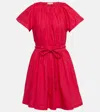 Ulla Johnson Jessa Cotton Poplin Minidress In Pink