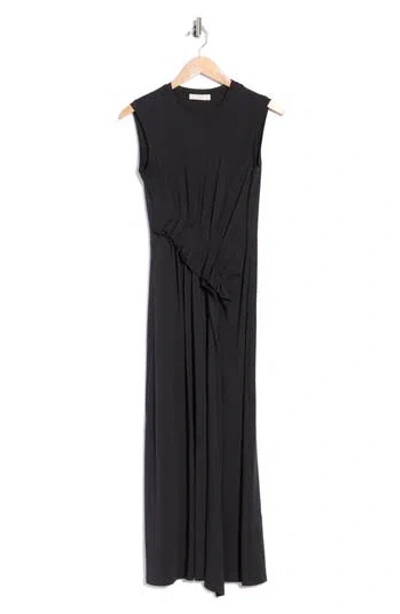 Ulla Johnson Jeune Sleeveless Ruffled Midi Dress In Black