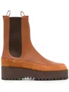 Ulla Johnson Jodie Lug Sole Boot In Brown
