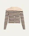 Ulla Johnson Joelle Stripe Cardigan In Sailor Stripe