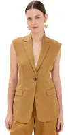 Ulla Johnson Joelle Vest Fawn In Fawn