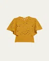Ulla Johnson Josie Cape-sleeve Knit Top