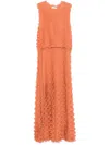 Ulla Johnson Kaelyn Dress In Peony In Orange