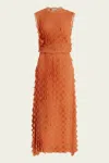 Ulla Johnson Kaelyn Textured Cotton-blend Maxi Dress