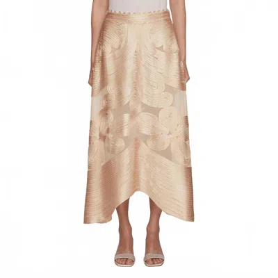 Ulla Johnson Kaelyn Midi Skirt In Peony In Multi