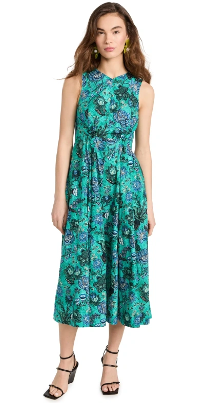 Ulla Johnson Kaiya Dress Jade In Green